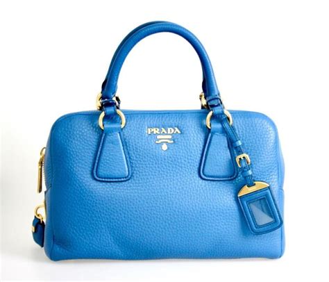 blue prada shoulder bag